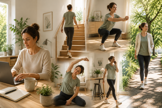 Kurze Bewegungseinheit im Alltag als Exercise Snack für mehr Energie und weniger Sitzen