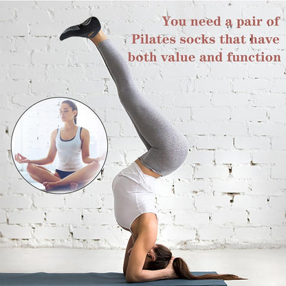 Yogasocken 3er-Set mit Anti-Rutsch-Noppen - Produktbild 4