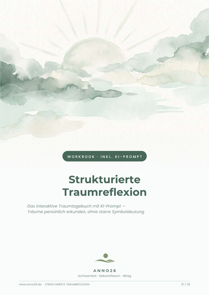 Originale PDF-Vorschau des Workbook-Covers Strukturierte Traumreflexion