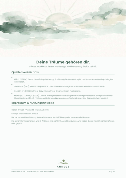 Originale PDF-Vorschau der Workbook-Seite Quellenverzeichnis und Nutzungshinweise